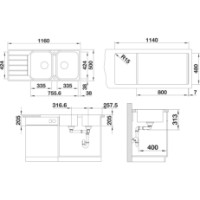 Chiuvetă de bucătărie Blanco Classimo 8S-I-F (525332) imaginea #2 — magazin online Desire.md