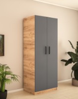 Шкаф Bafimob ШZ-80 Oak/Graphite
