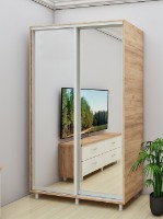 Шкаф-купе Bafimob ДZ-140 1,4m Oak