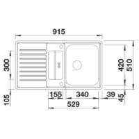 Chiuvetă de bucătărie Blanco Classic Pro 5S-I-F (523663) imaginea #2 — magazin online Desire.md
