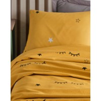 Lenjerie de pat L'Essentiel Dide Yellow Single imaginea #2 — magazin online Desire.md