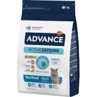 Hrană uscată pentru pisici Advance Sterilized Adult Turkey 3kg