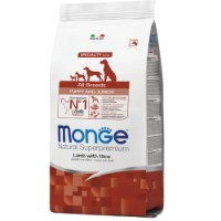 Hrană uscată pentru câini Monge All Breed Puppy Lamb/Rice 800g