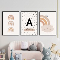 Pictură ArtShop Name Wall Art Triptych 30x45cm (SET429-M)