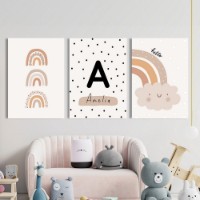 Картина ArtShop Name Wall Art Triptych 30x45cm (SET429)