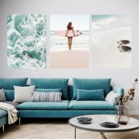 Картина ArtShop Ocean Triptych 60x90cm (SET490-XL-L)