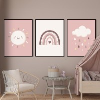 Pictură ArtShop Rainbow & Sun Triptych 30x45cm (SET432-L)