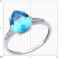 Кольцо SOLOVOV JEWELRY 94-310-02059-1 s.17 1,78g фото №2 — интернет-магазин Desire.md