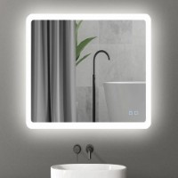 Oglindă baie Bayro Gama 800x800 Led Touch (124184)