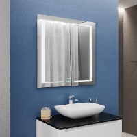 Oglindă baie Bayro Sirius 900x800 LED 3C (127078) imaginea #2 — magazin online Desire.md
