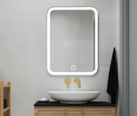 Oglindă baie Dubiel Vitrum Hugo 60x80 Led (10524)