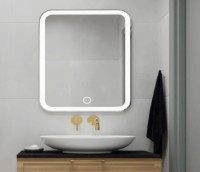 Oglindă baie Dubiel Vitrum Hugo 80x80 Led (10867)