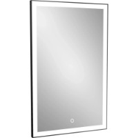 Oglindă baie Dubiel Vitrum Logan Black 75x120 Led (08784) imaginea #4 — magazin online Desire.md