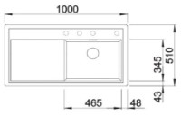 Chiuvetă de bucătărie Blanco Zenar XL 6S (527372) imaginea #2 — magazin online Desire.md