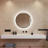 Oglindă baie Dubiel Vitrum Zoe Black 90 Led (04686) imaginea #5 — magazin online Desire.md