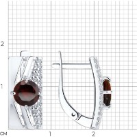 Cercei SOLOVOV JEWELRY 94-320-00788-2 3,33g imaginea #2 — magazin online Desire.md
