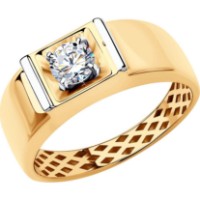 Кольцо SOLOVOV JEWELRY 018381 s.18 2,9g