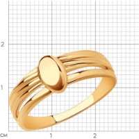 Кольцо SOLOVOV JEWELRY 018859 s.17 2,21g фото №4 — интернет-магазин Desire.md