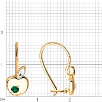Cercei SOLOVOV JEWELRY 025258 1,58g imaginea #4 — magazin online Desire.md