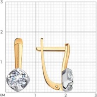 Cercei SOLOVOV JEWELRY 029453 2,39g imaginea #2 — magazin online Desire.md