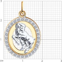 Pandantiv SOLOVOV JEWELRY 033537 1,7g imaginea #2 — magazin online Desire.md