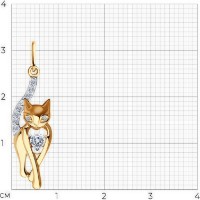 Подвеска SOLOVOV JEWELRY 036483 1,16g фото №3 — интернет-магазин Desire.md