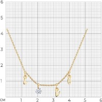 Colier SOLOVOV JEWELRY 070680 45cm 1,41g imaginea #2 — magazin online Desire.md