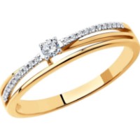 Кольцо SOLOVOV JEWELRY 1011318 s.18 1,69g
