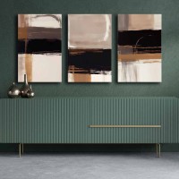 Set de 3 tablouri Wallity 3P4570GSC-007