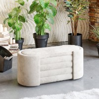 Bancheta Hanah Home Rosa Boxed Cream
