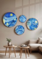Set de 4 picturi Wallity Huhu291