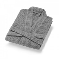 Halat de baie Halat L'Essentiel Mia Waffle Dark Grey, s.L imaginea #3 — magazin online Desire.md
