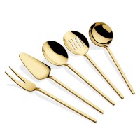 Set tacâmuri Hermia Carre Gold imaginea #2 — magazin online Desire.md