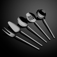 Set tacâmuri Hermia Carre Titanium Black