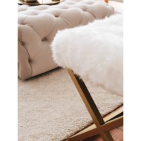 Bancheta Hanah Home Capraz Pelush Gold White imaginea #4 — magazin online Desire.md