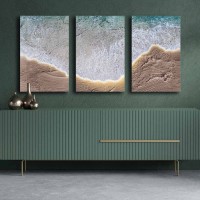 Set de 3 tablouri Wallity 3P4570GSC-003
