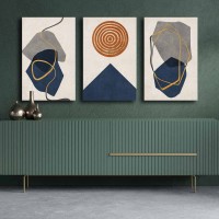 Set de 3 tablouri Wallity 3P4570GSC-008
