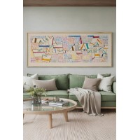 Pictură Wallity Artsmdfyty3 50x120cm imaginea #3 — magazin online Desire.md
