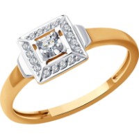 Кольцо SOLOVOV JEWELRY 1012551 s.19,5 2,39g
