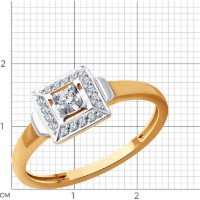 Кольцо SOLOVOV JEWELRY 1012551 s.19,5 2,39g фото №3 — интернет-магазин Desire.md