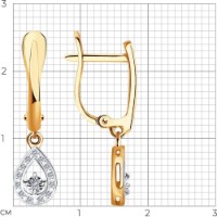 Cercei SOLOVOV JEWELRY 1021486 2,84gr imaginea #2 — magazin online Desire.md
