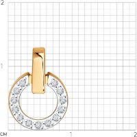 Pandantiv SOLOVOV JEWELRY 1030868  0,63g imaginea #3 — magazin online Desire.md