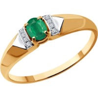 Кольцо SOLOVOV JEWELRY 3010540 s.18,5 1,7g