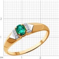 Кольцо SOLOVOV JEWELRY 3010540 s.18,5 1,7g фото №3 — интернет-магазин Desire.md