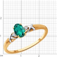 Inel SOLOVOV JEWELRY 3010658 s.17 1,56g imaginea #3 — magazin online Desire.md