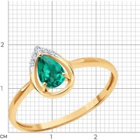 Inel SOLOVOV JEWELRY 3010702 s.17 1,02g imaginea #2 — magazin online Desire.md