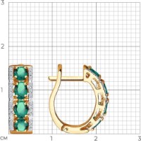 Cercei SOLOVOV JEWELRY 3020431 3,76gr imaginea #4 — magazin online Desire.md