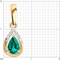 Подвеска SOLOVOV JEWELRY 3030209 0,65g фото №2 — интернет-магазин Desire.md