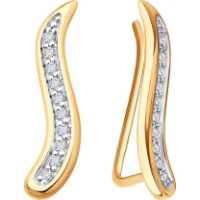 Cercei SOLOVOV JEWELRY 51-120-02905-1 1,32g imaginea #5 — magazin online Desire.md