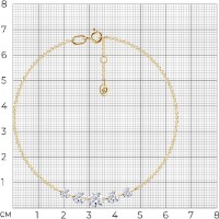 Браслет SOLOVOV JEWELRY 51-150-00480-1 s.18 1,58g фото №6 — интернет-магазин Desire.md